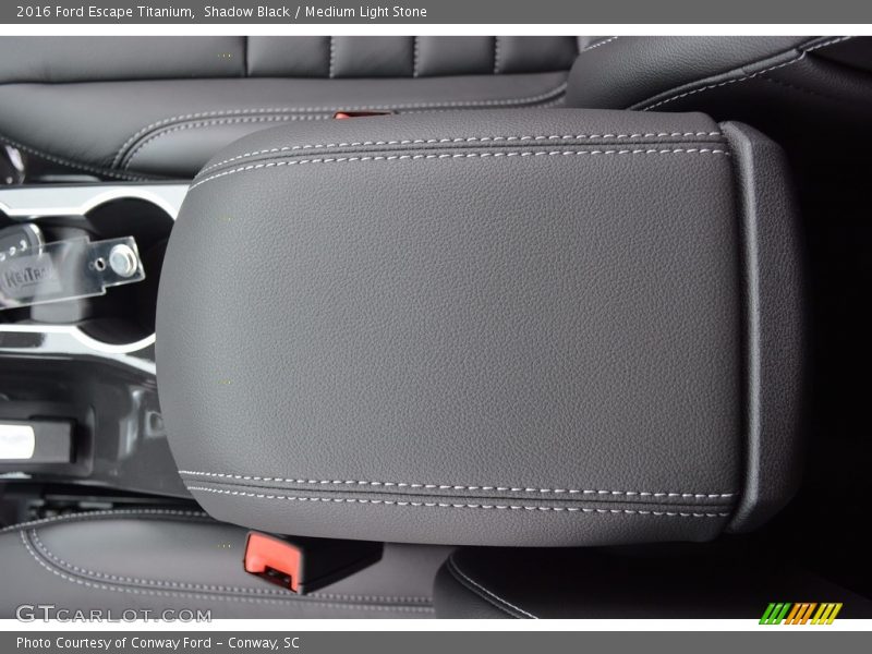 Shadow Black / Medium Light Stone 2016 Ford Escape Titanium