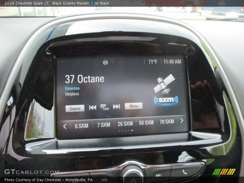 Black Granite Metallic / Jet Black 2016 Chevrolet Spark LT