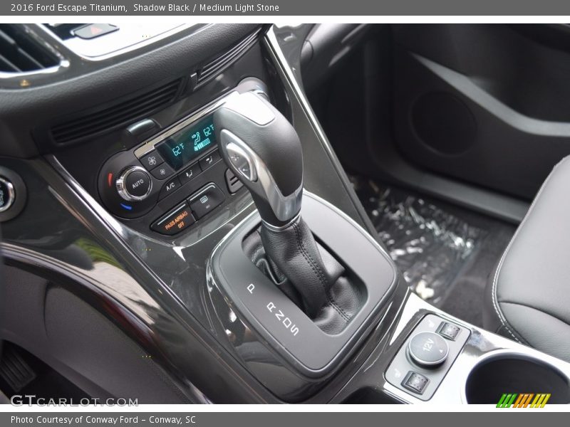 Shadow Black / Medium Light Stone 2016 Ford Escape Titanium