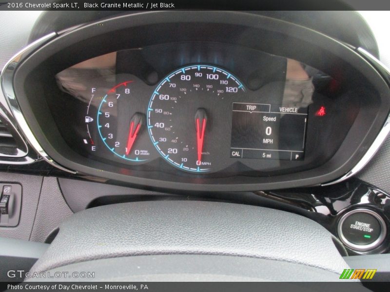 Black Granite Metallic / Jet Black 2016 Chevrolet Spark LT