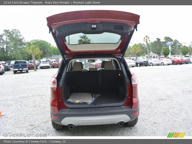 Ruby Red Metallic / Medium Light Stone 2016 Ford Escape Titanium