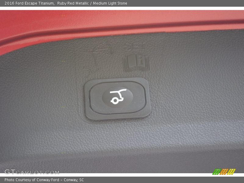 Ruby Red Metallic / Medium Light Stone 2016 Ford Escape Titanium
