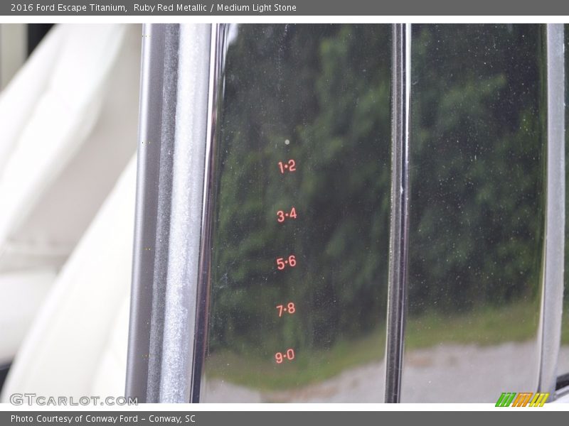 Ruby Red Metallic / Medium Light Stone 2016 Ford Escape Titanium