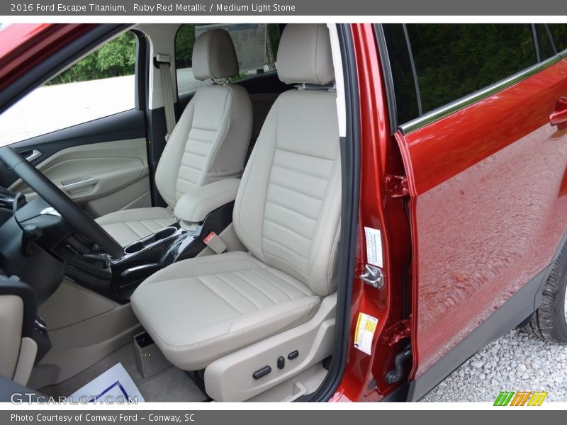 Ruby Red Metallic / Medium Light Stone 2016 Ford Escape Titanium