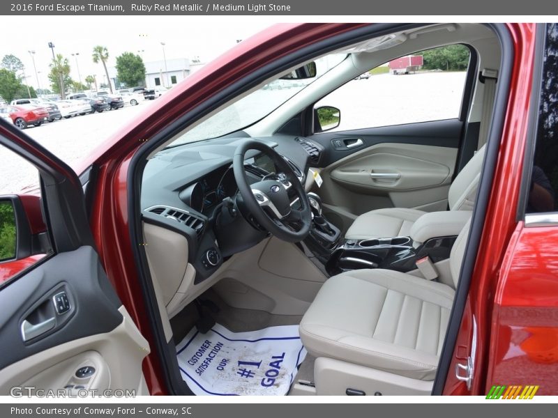 Ruby Red Metallic / Medium Light Stone 2016 Ford Escape Titanium