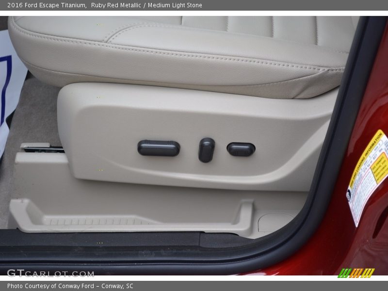 Ruby Red Metallic / Medium Light Stone 2016 Ford Escape Titanium