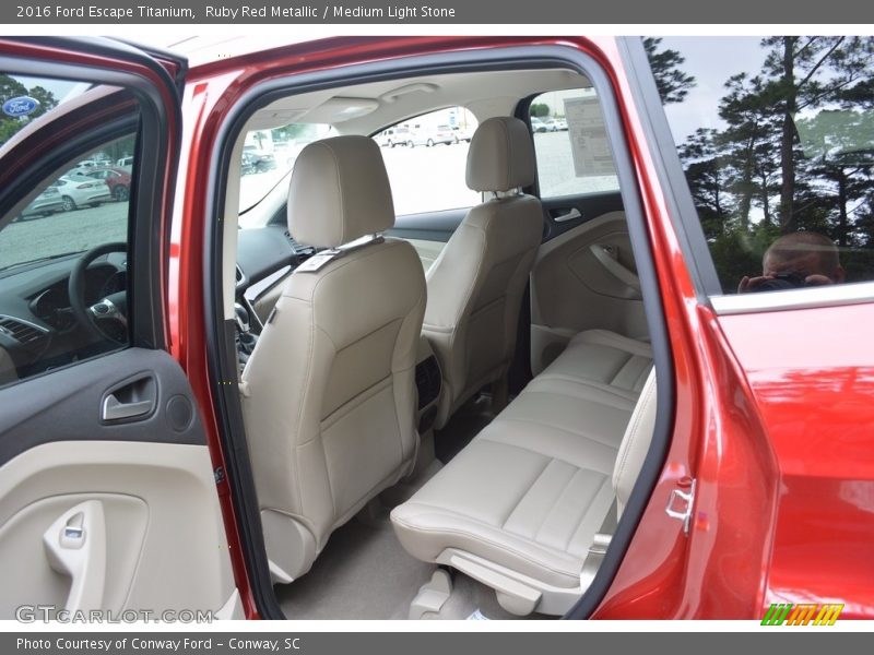 Ruby Red Metallic / Medium Light Stone 2016 Ford Escape Titanium