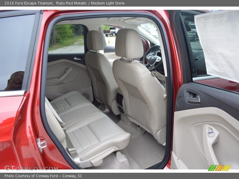 Ruby Red Metallic / Medium Light Stone 2016 Ford Escape Titanium