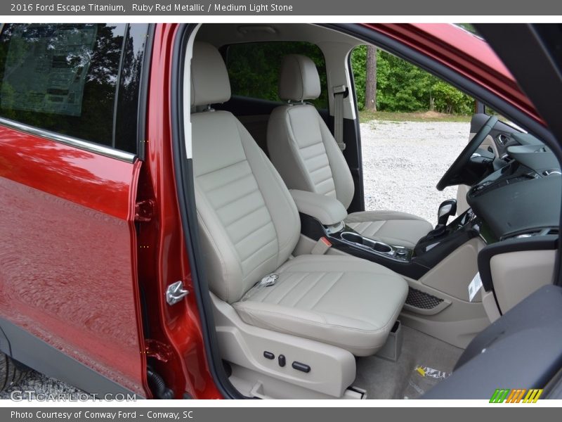 Ruby Red Metallic / Medium Light Stone 2016 Ford Escape Titanium