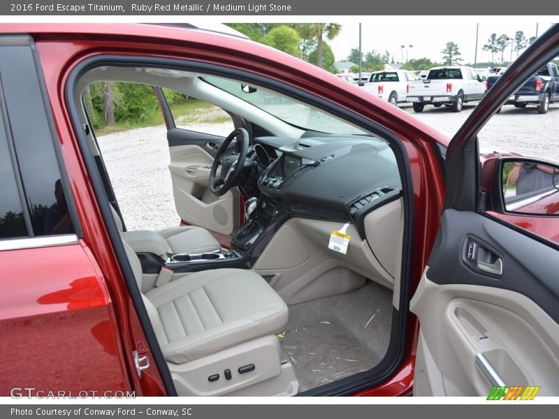 Ruby Red Metallic / Medium Light Stone 2016 Ford Escape Titanium