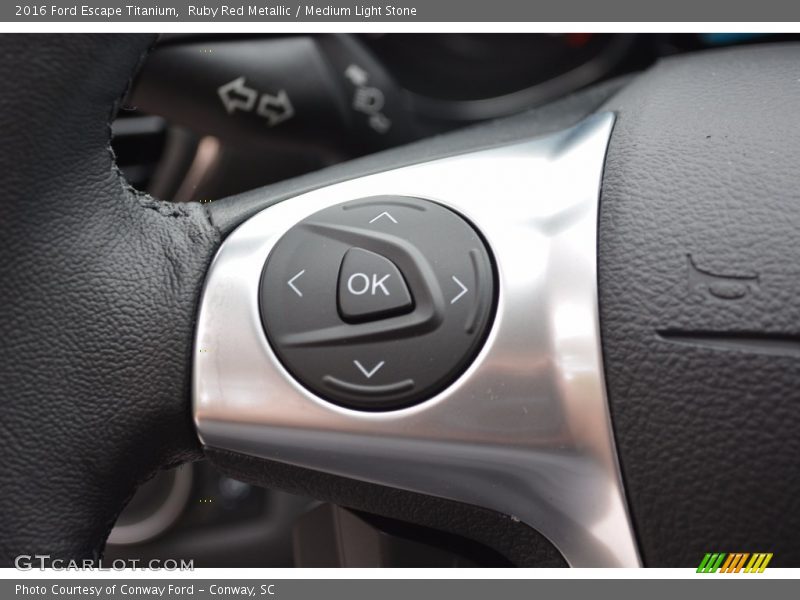Ruby Red Metallic / Medium Light Stone 2016 Ford Escape Titanium