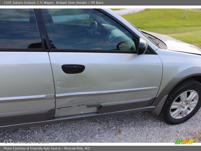 Brilliant Silver Metallic / Off Black 2005 Subaru Outback 2.5i Wagon