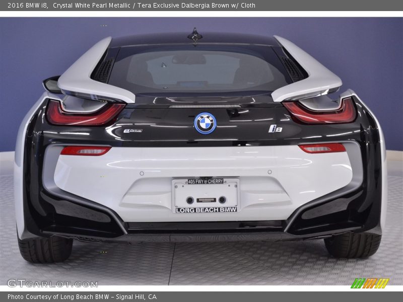 Crystal White Pearl Metallic / Tera Exclusive Dalbergia Brown w/ Cloth 2016 BMW i8