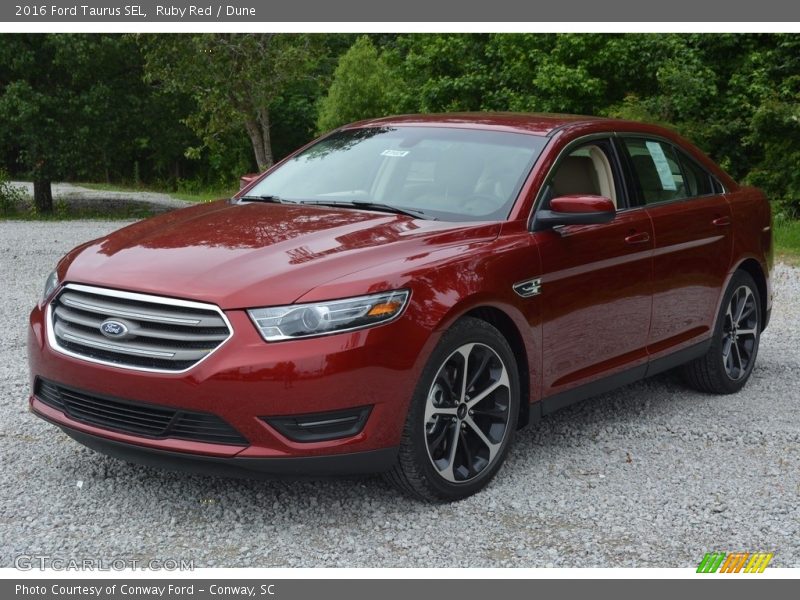 Ruby Red / Dune 2016 Ford Taurus SEL