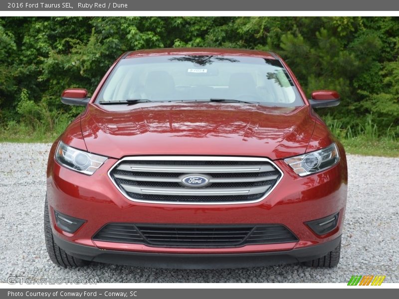 Ruby Red / Dune 2016 Ford Taurus SEL