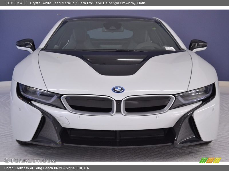 Crystal White Pearl Metallic / Tera Exclusive Dalbergia Brown w/ Cloth 2016 BMW i8