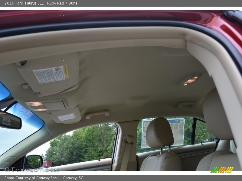 Ruby Red / Dune 2016 Ford Taurus SEL