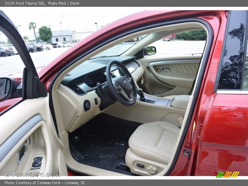 Ruby Red / Dune 2016 Ford Taurus SEL