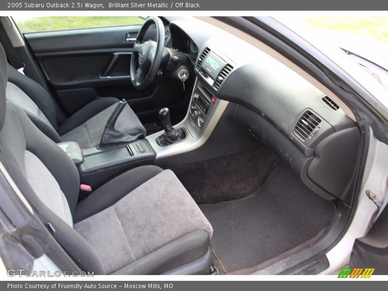 Brilliant Silver Metallic / Off Black 2005 Subaru Outback 2.5i Wagon