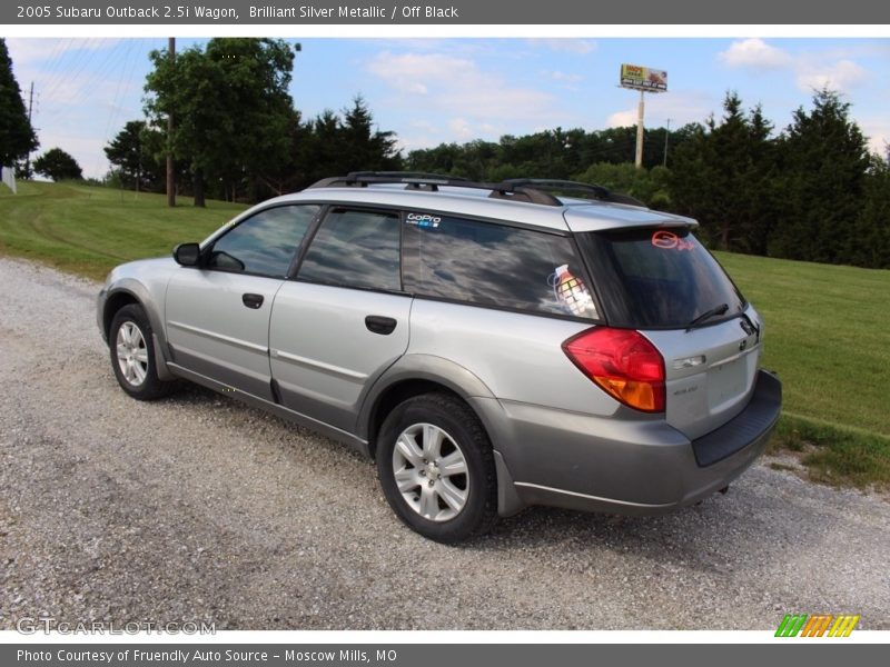 Brilliant Silver Metallic / Off Black 2005 Subaru Outback 2.5i Wagon