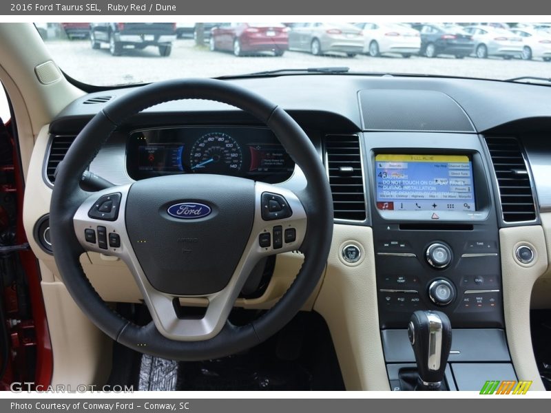Ruby Red / Dune 2016 Ford Taurus SEL