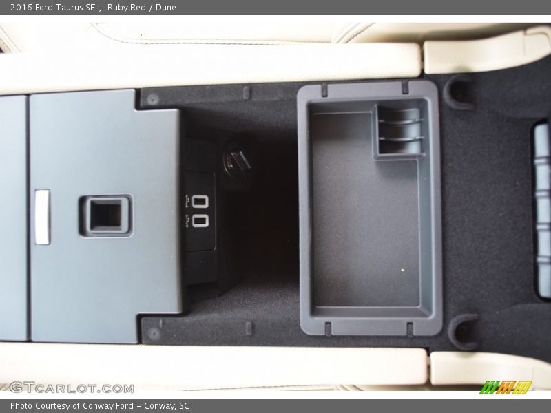 Ruby Red / Dune 2016 Ford Taurus SEL