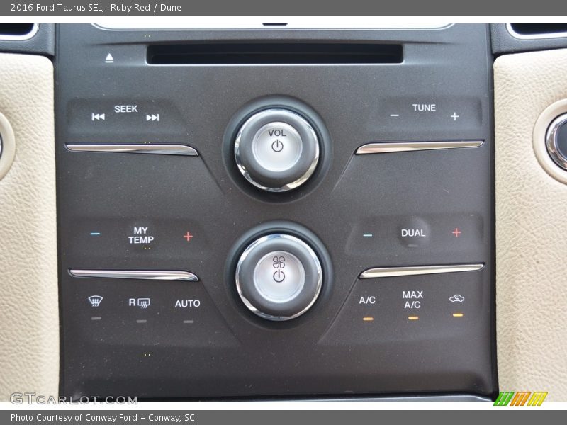 Ruby Red / Dune 2016 Ford Taurus SEL