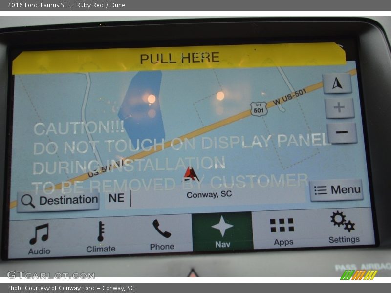 Ruby Red / Dune 2016 Ford Taurus SEL