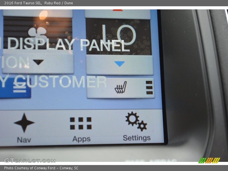 Ruby Red / Dune 2016 Ford Taurus SEL