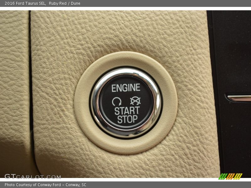 Ruby Red / Dune 2016 Ford Taurus SEL
