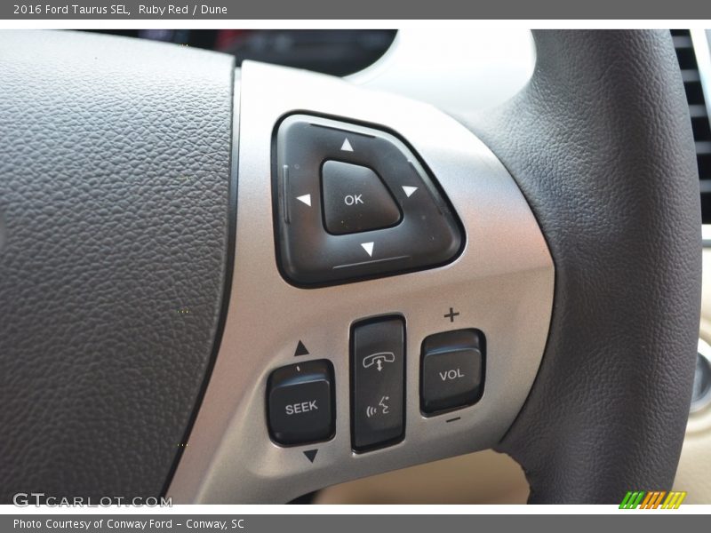 Ruby Red / Dune 2016 Ford Taurus SEL