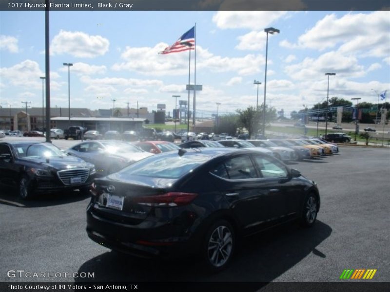 Black / Gray 2017 Hyundai Elantra Limited