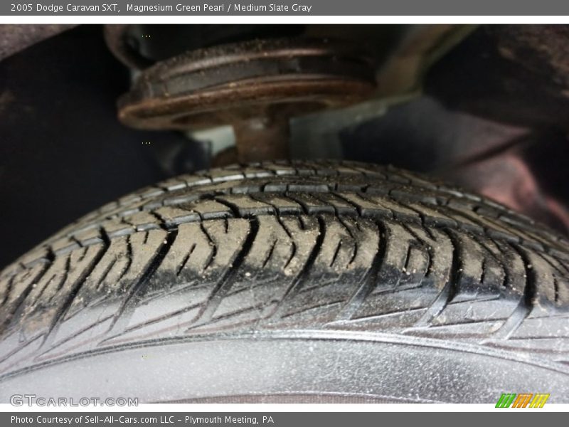 Magnesium Green Pearl / Medium Slate Gray 2005 Dodge Caravan SXT