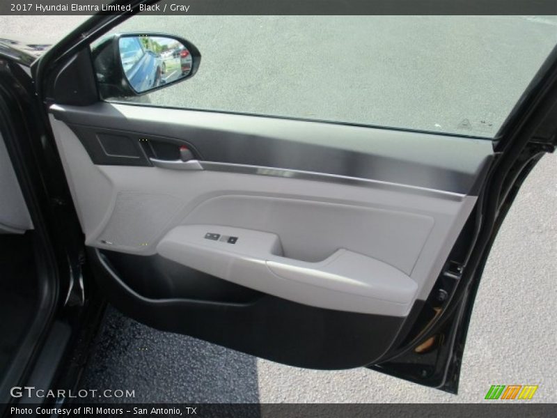 Black / Gray 2017 Hyundai Elantra Limited