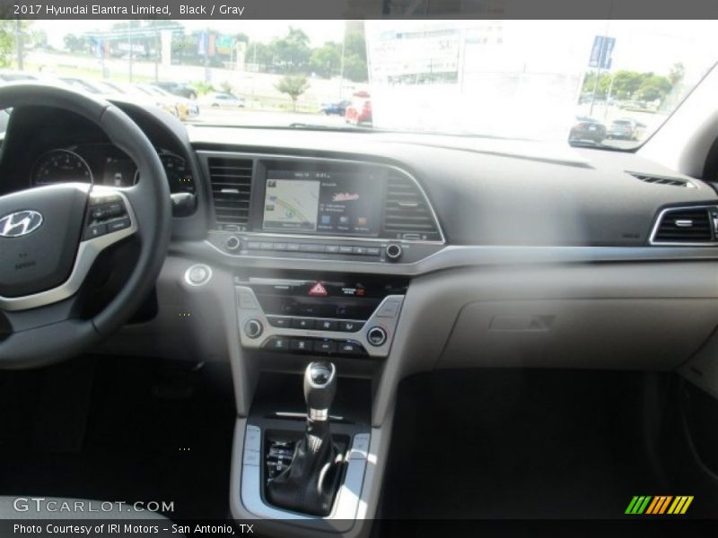 Black / Gray 2017 Hyundai Elantra Limited