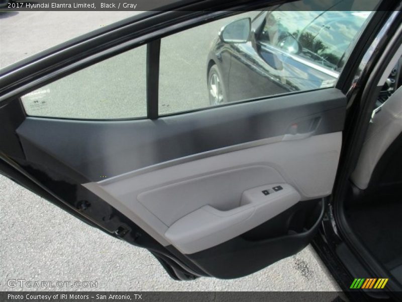 Black / Gray 2017 Hyundai Elantra Limited