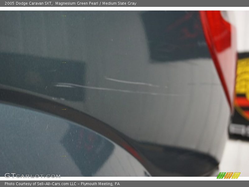 Magnesium Green Pearl / Medium Slate Gray 2005 Dodge Caravan SXT