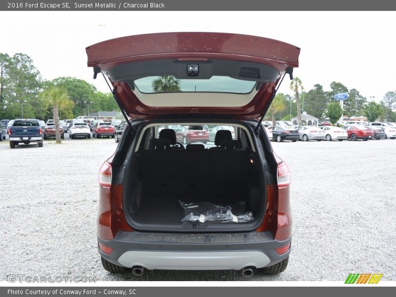 Sunset Metallic / Charcoal Black 2016 Ford Escape SE