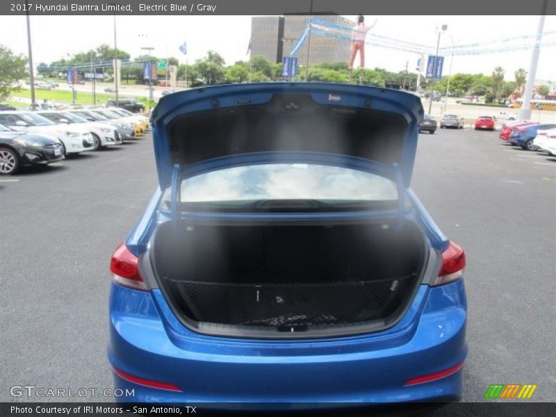 Electric Blue / Gray 2017 Hyundai Elantra Limited