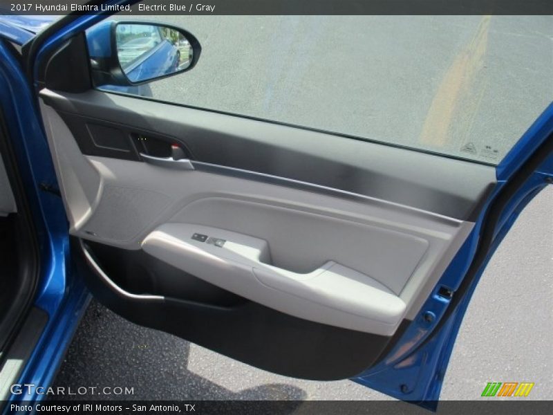 Electric Blue / Gray 2017 Hyundai Elantra Limited