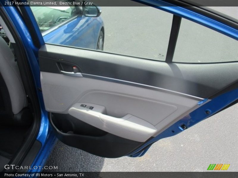 Electric Blue / Gray 2017 Hyundai Elantra Limited