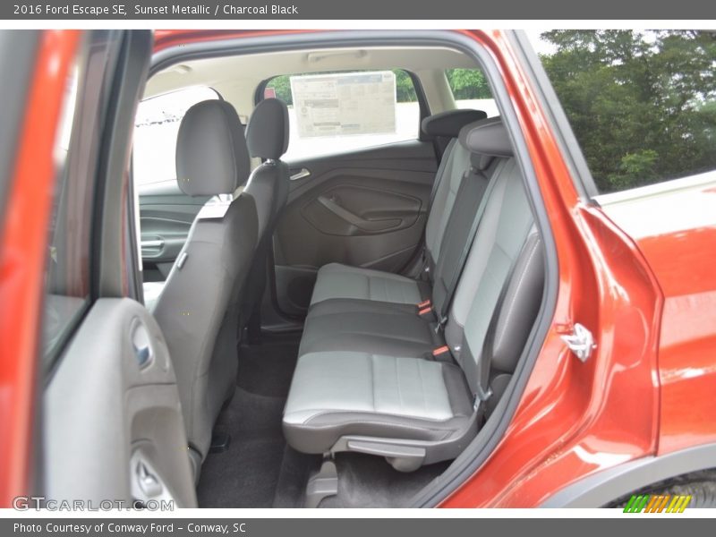 Sunset Metallic / Charcoal Black 2016 Ford Escape SE
