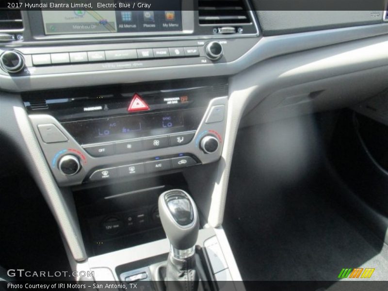 Electric Blue / Gray 2017 Hyundai Elantra Limited