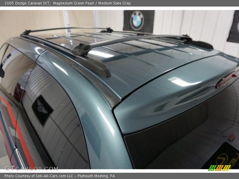 Magnesium Green Pearl / Medium Slate Gray 2005 Dodge Caravan SXT