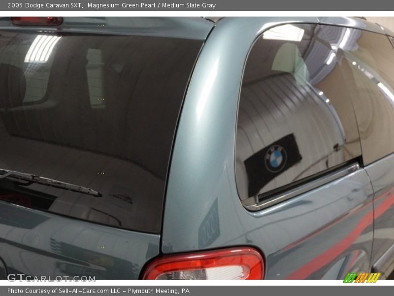 Magnesium Green Pearl / Medium Slate Gray 2005 Dodge Caravan SXT
