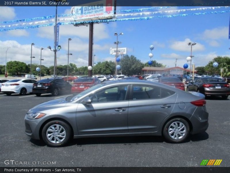 Gray / Gray 2017 Hyundai Elantra SE