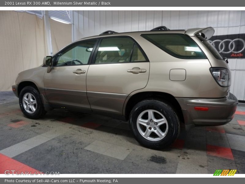 Millennium Silver Metallic / Black 2001 Lexus RX 300 AWD