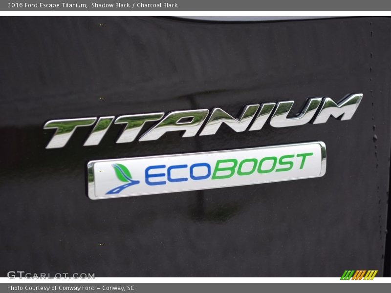 Shadow Black / Charcoal Black 2016 Ford Escape Titanium