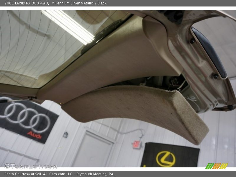Millennium Silver Metallic / Black 2001 Lexus RX 300 AWD