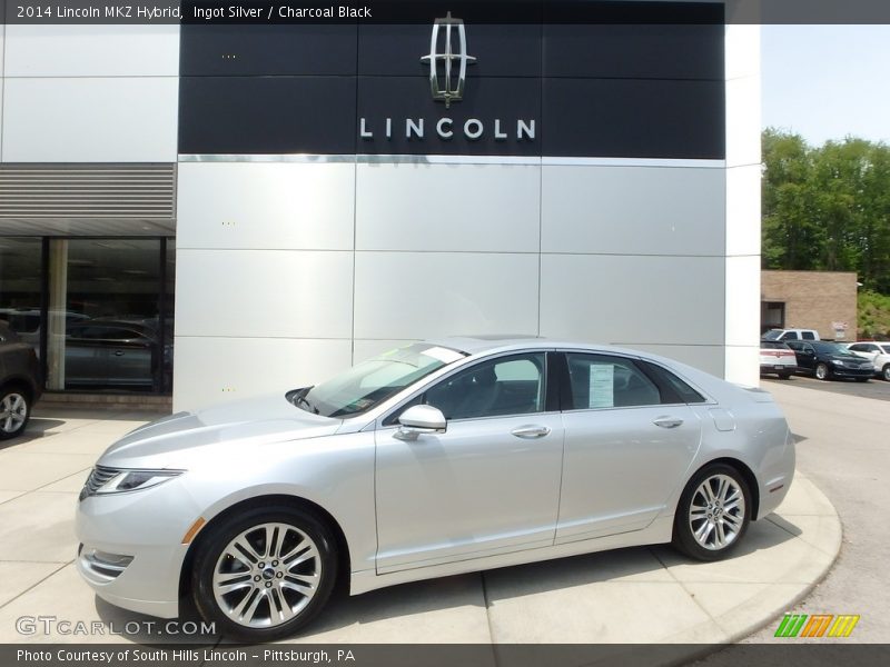 Ingot Silver / Charcoal Black 2014 Lincoln MKZ Hybrid